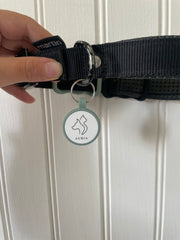 Médaille connectée ronde pour chien & chat à suspendre - QR Code + NFC